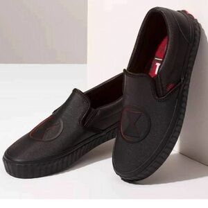 Vans Marvel Black Widow Classic Slip On Size 7 Women